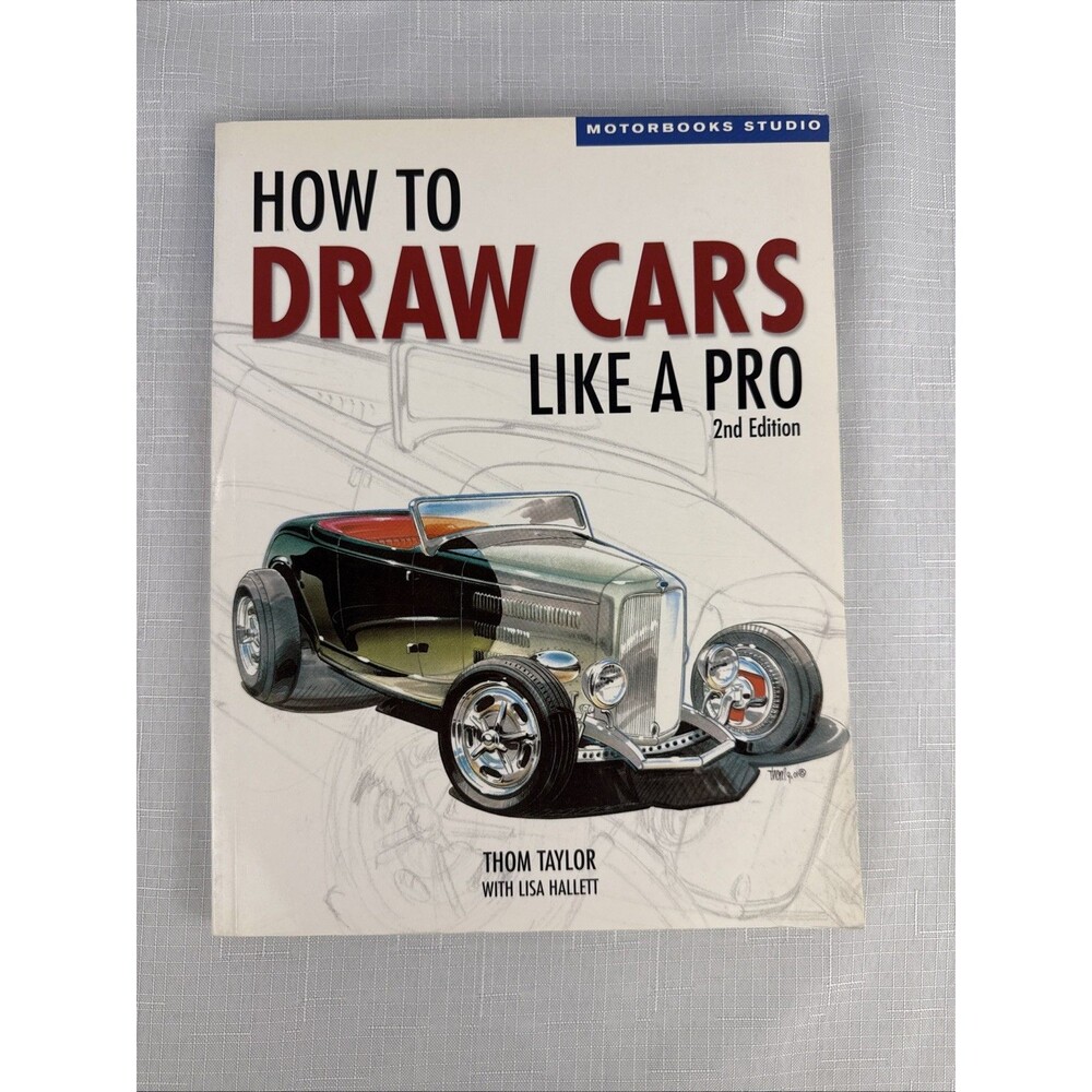 How to Draw Cars Like a Pro, 2nd Edition (Motorbooks Studio)